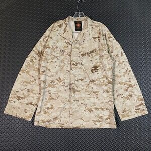 USMC Desert MARPAT Combat Utility Blouse Men M Regular Propper US Marines Jacket